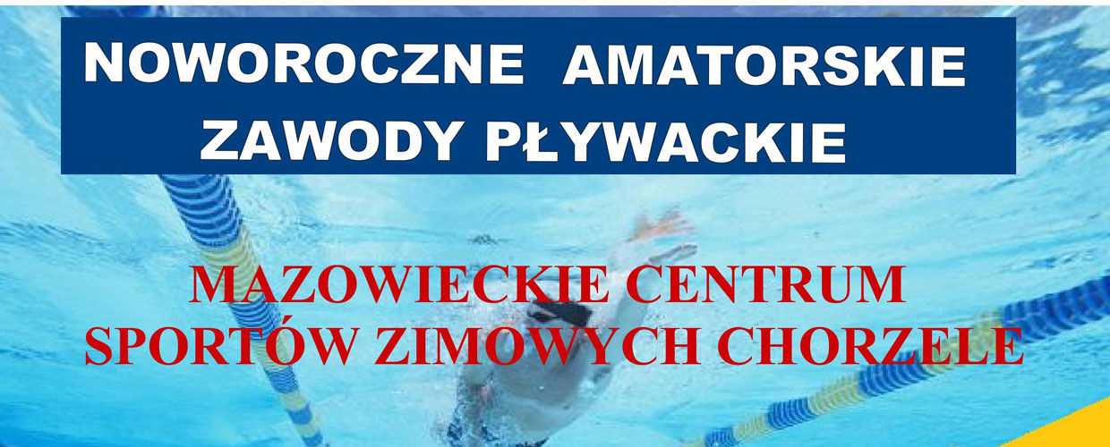 Zapraszamy na noworoczne amatorskie zawody pływackie