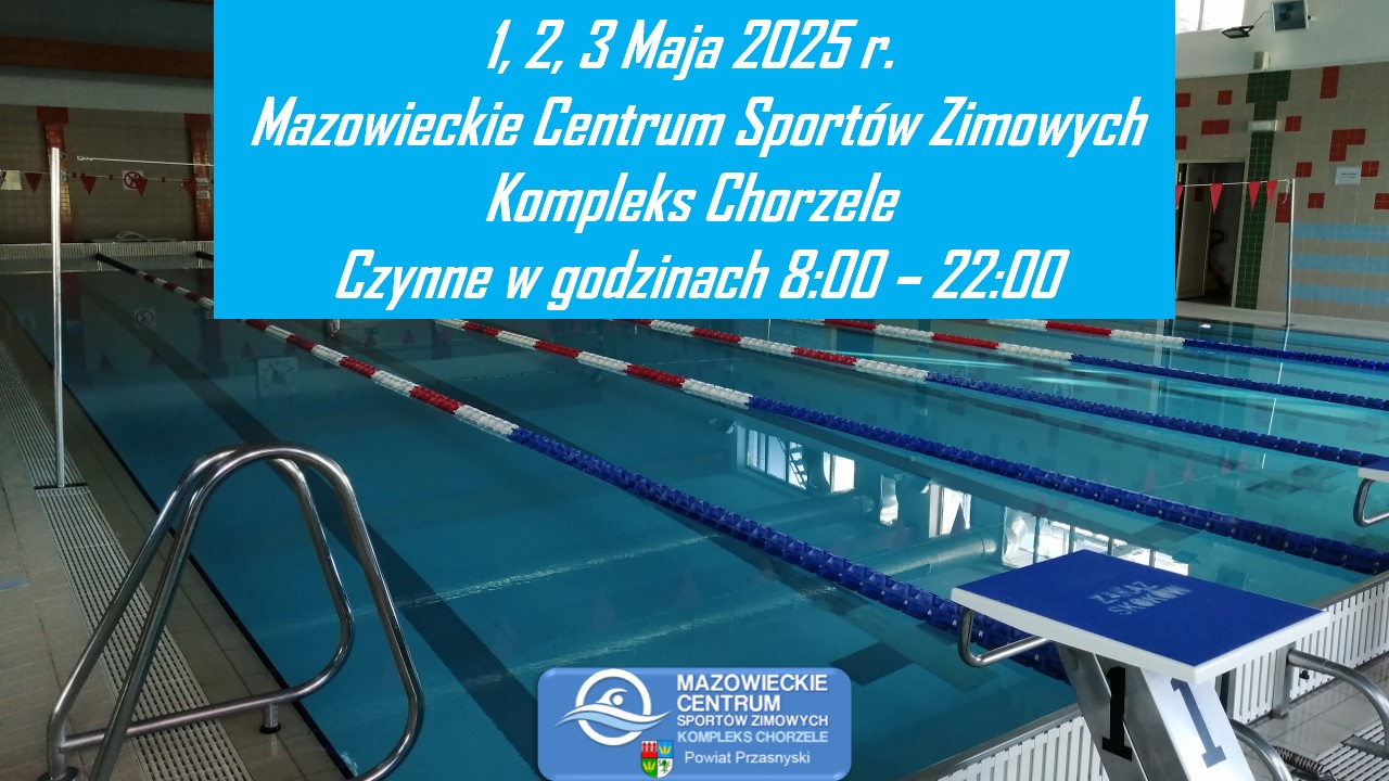 Informacja dotycząca godzin otwarcia w dniach 1-3 maja 2025